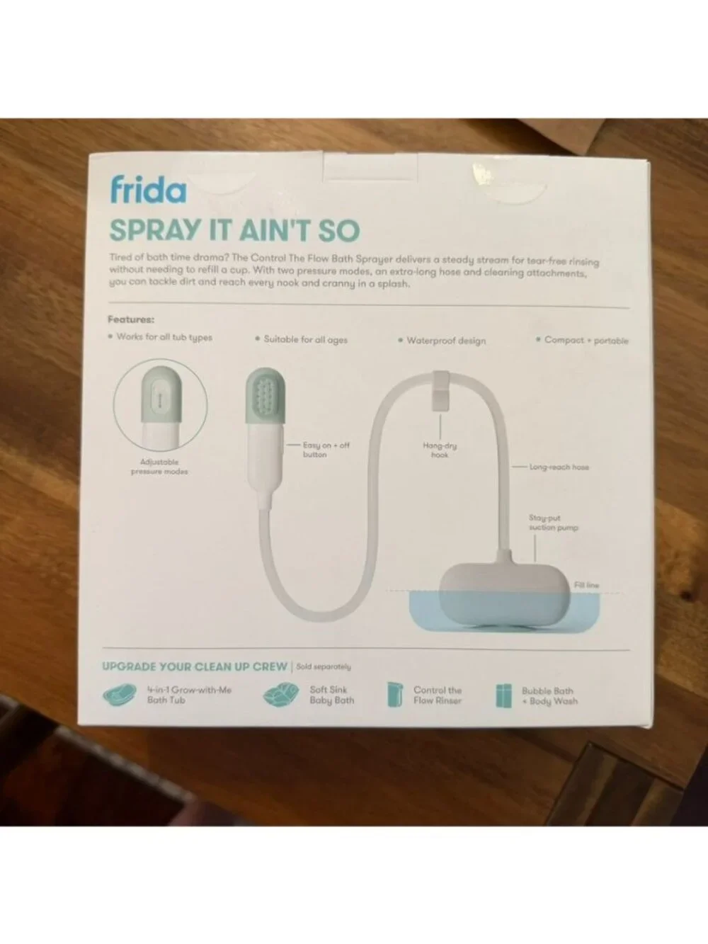 Frida Control The Flow Bath Sprayer Newborn Toddler NIB